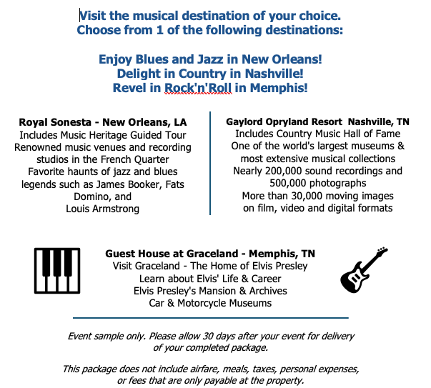 Music Lover's Dream Description